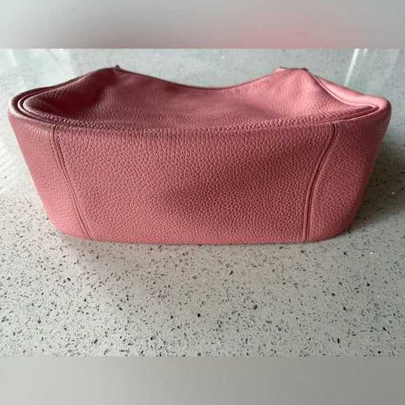 COACH NWOT Pebble Leather Cary Shoulder Bag in Bubblegum - Picture 7 of 12